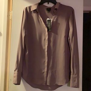 Worthington Taupe blouse, size medium, NWT